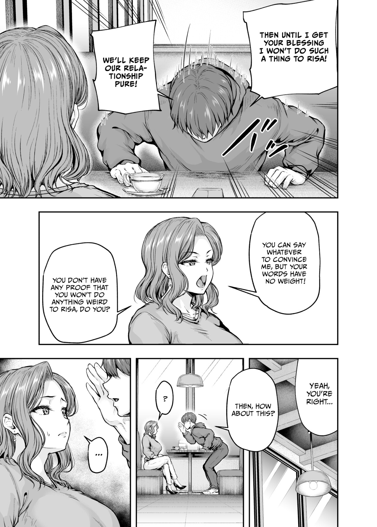 Hentai Manga Comic-Mom's obsessed with her Daughter's Boyfriend 1-Read-28